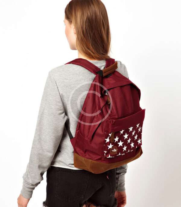 Star Print Backpack